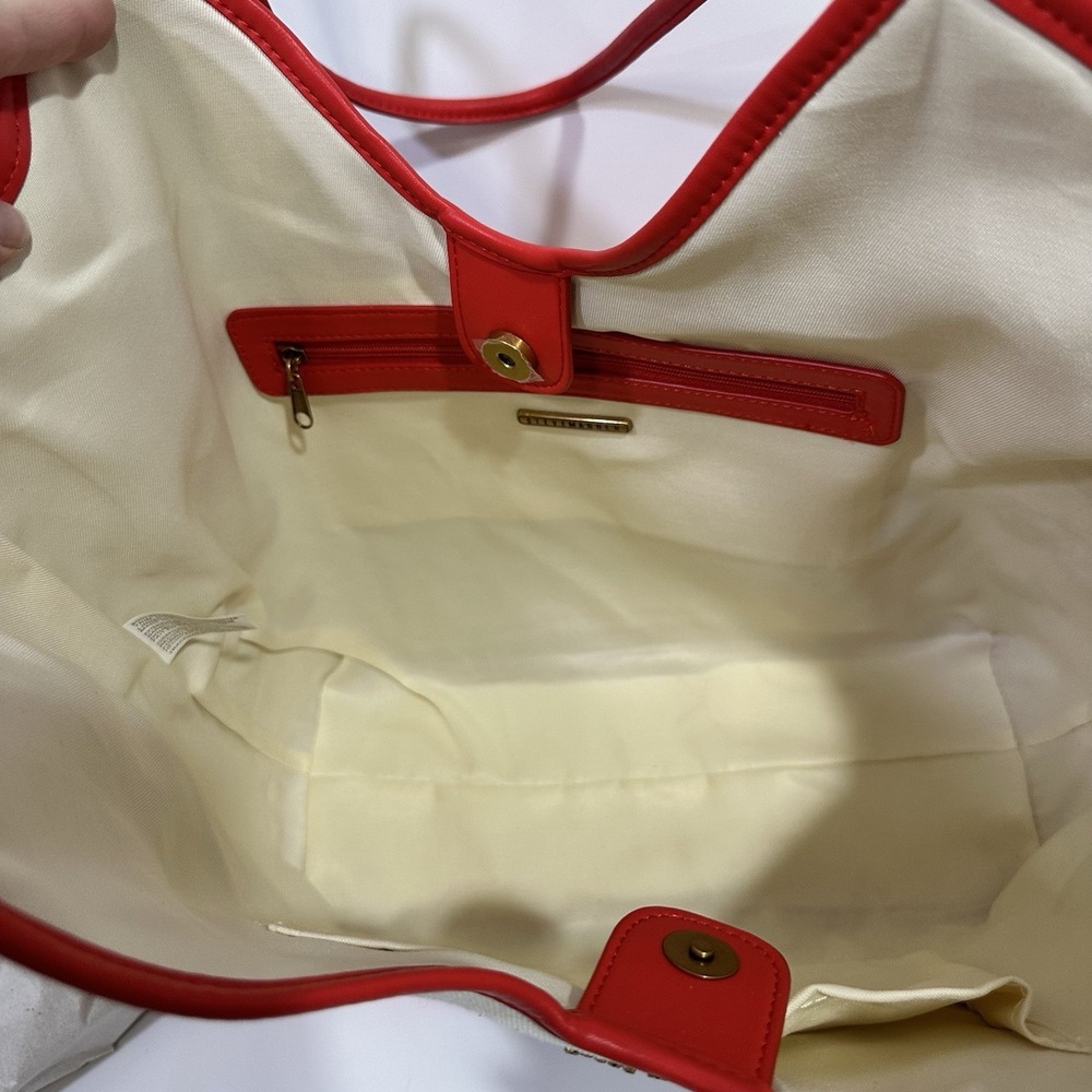 STEVE MADDEN BPROUD LARGE "CHERRIES" TOTE/SHOULDER BAG RED MULTI NWT - Picture 9 of 10